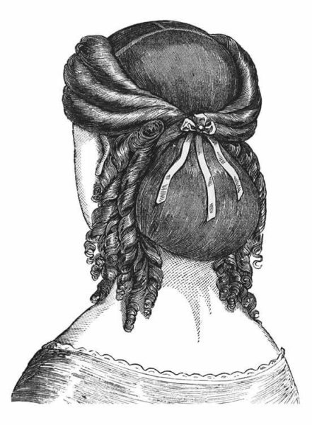 Исторические прически для рисования