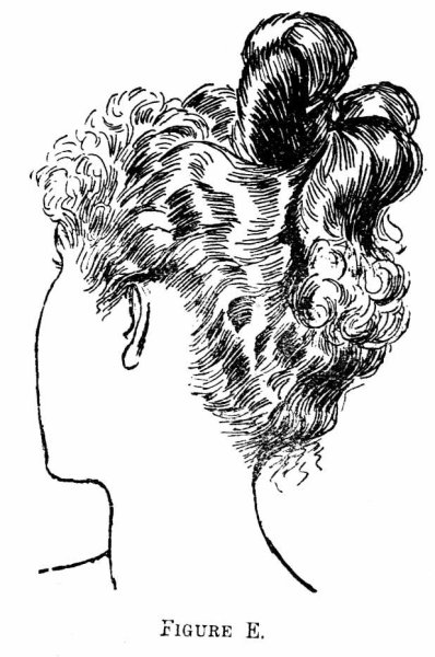 Эскиз исторической прически