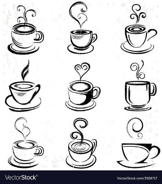 Рисования чая карандашом