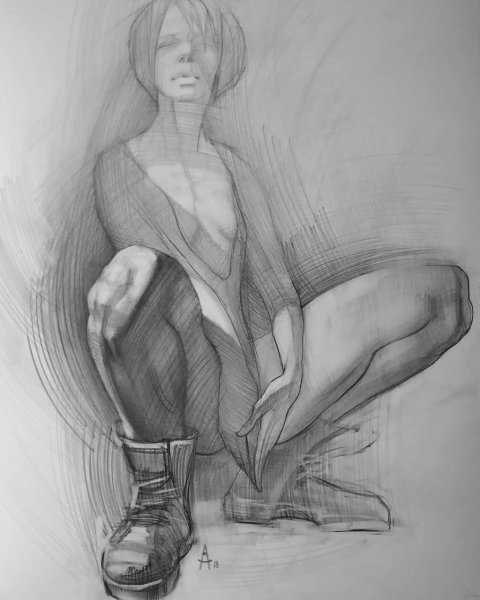 2b NIER Automata скетч