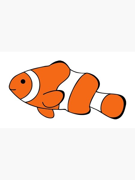 Рыба клоун рисовать