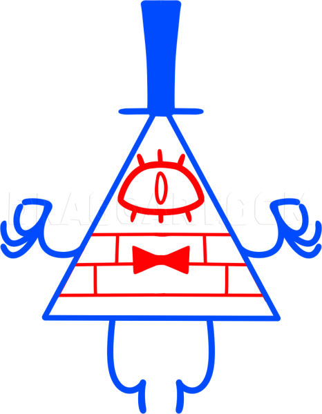 Рисунки Гравити Фолз Билл