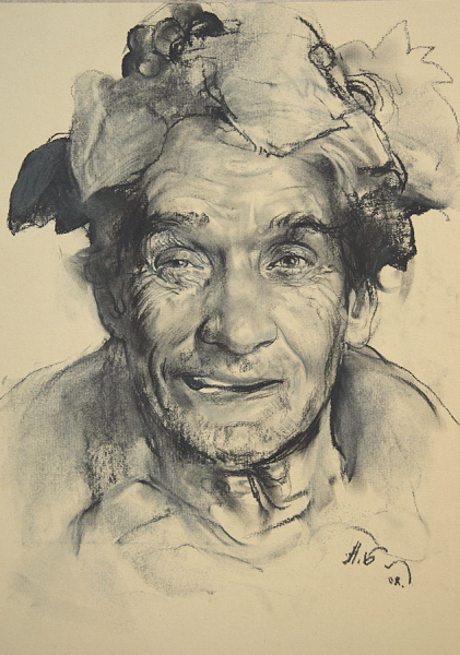 Картины углем