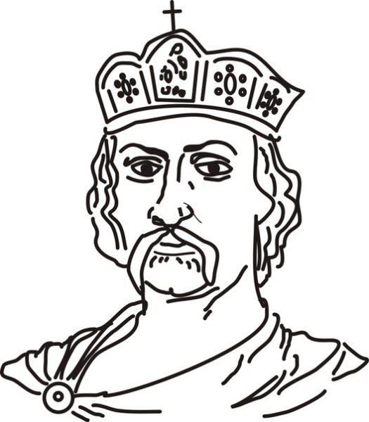 Раскраска князь Владимир крещение Руси