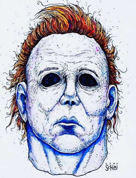 Майкл Майерс нарисовать