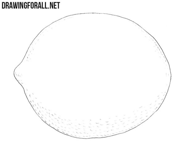 Лимон маркерами