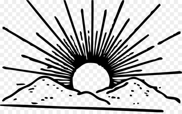 Рассвет рисунок