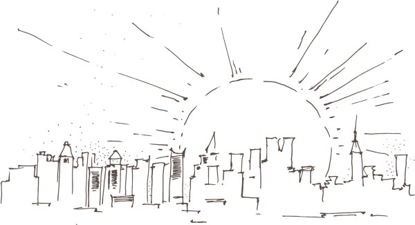 Город солнца рисунок