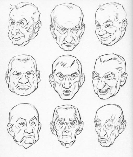 Эндрю Лумис портреты Графика