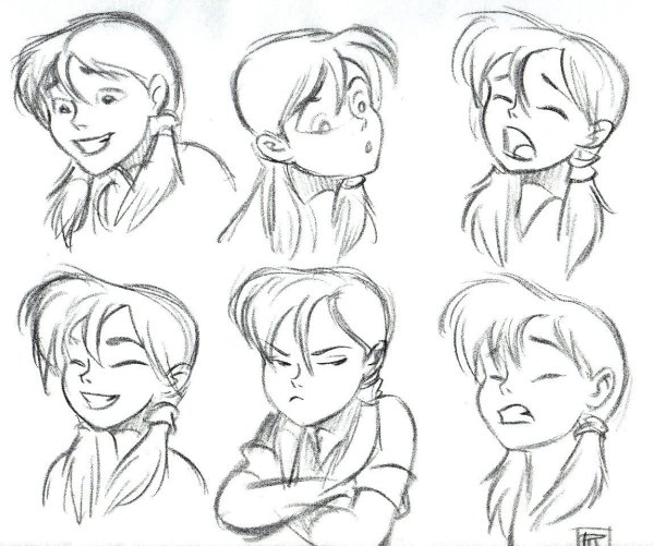 Эмоции карандашом