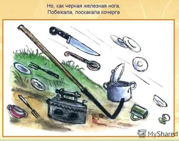 Иллюстрация к Федорино горе 2 класс