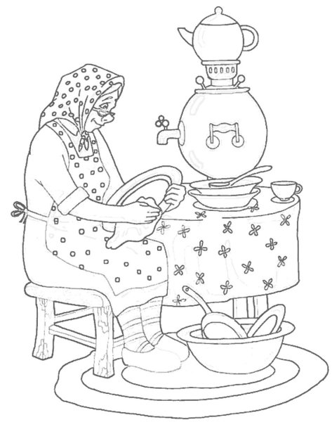 Иллюстрация к произведению Чайковского Федорино горе