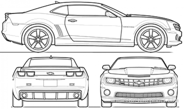 Chevrolet Camaro чертеж