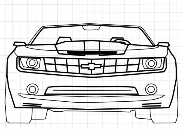 Раскраска Шевроле Камаро