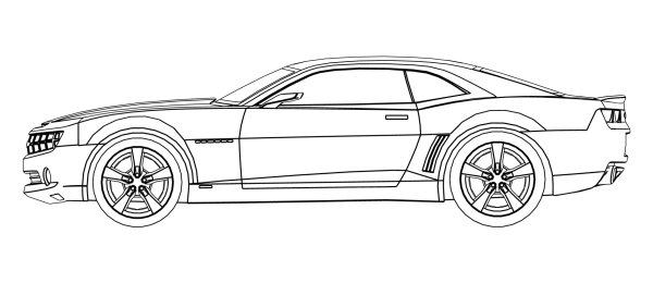 Chevrolet Mustang сбоку