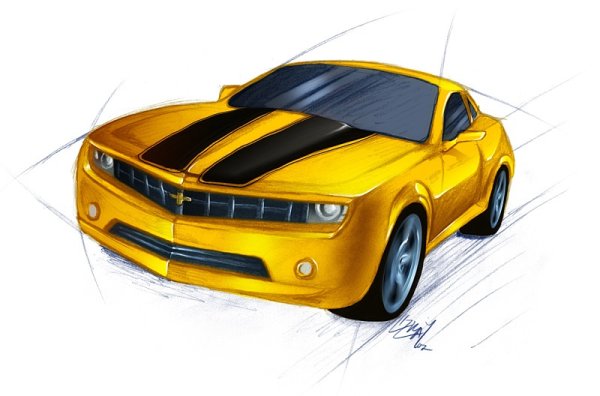 Chevrolet Camaro Bumblebee Art