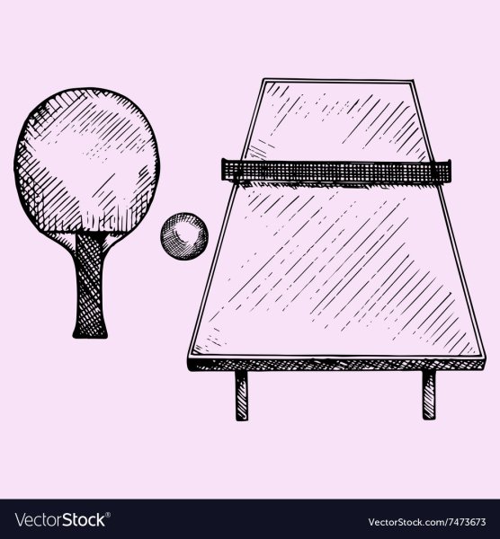 Ракетная для настольного тенниса карандаш