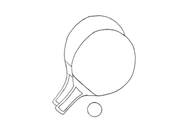 Теннисная ракетка раскраска