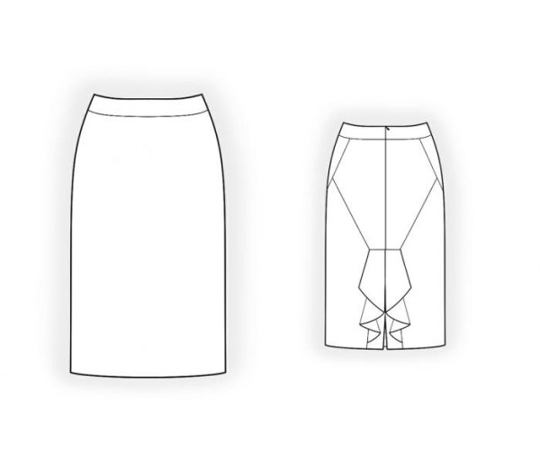 Макет юбки