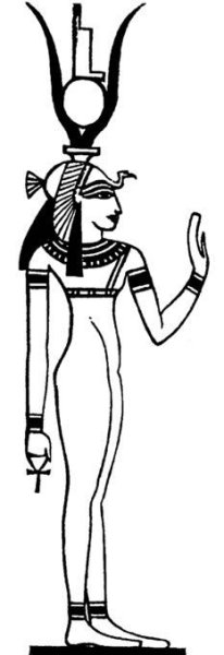 Бог гор в древнем Египте рисунок
