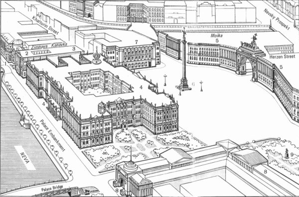 Зимний дворец Санкт-Петербург чертежи