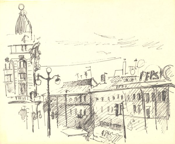 Графика город Питер