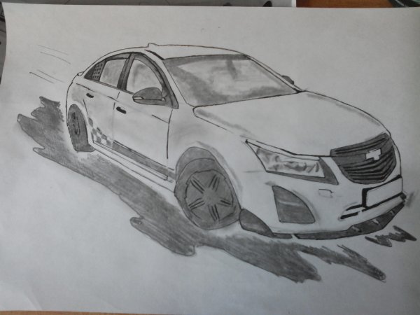 Шевроле Круз для рисования