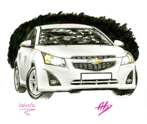 Мультяшный Шевроле Круз