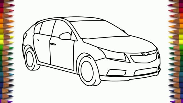 Chevrolet Cruze раскраска