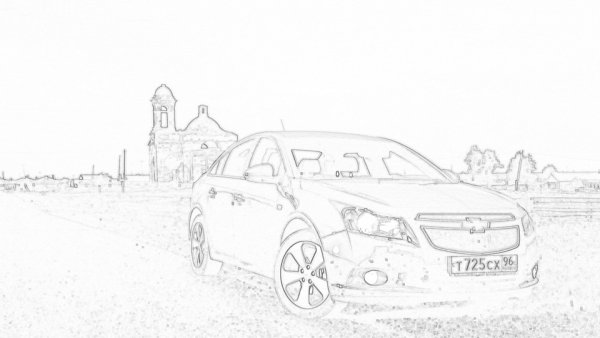 Шевроле Круз 1.8 риссунок