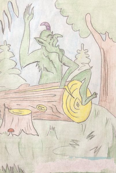 Рисование в старшей группе на тему Шурале