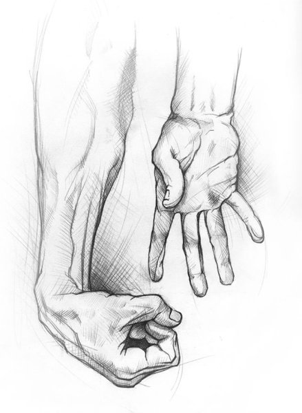 Рука рисунок