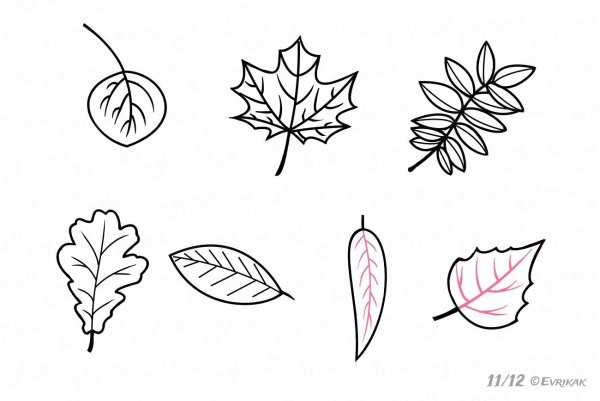Рисование листочками