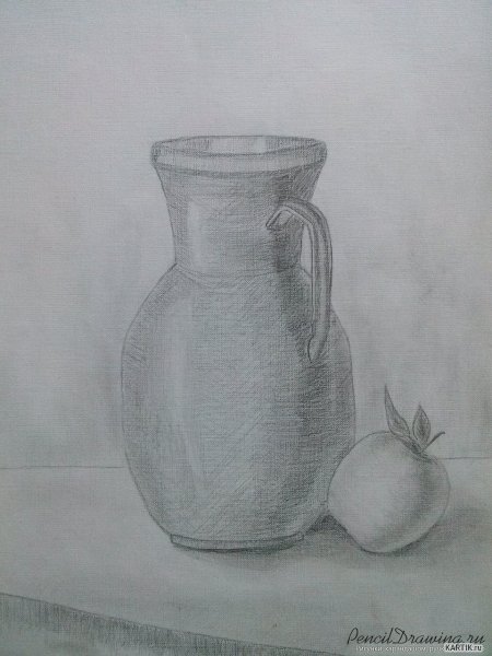 Рисование карандашом натюрморт