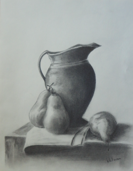 Груша гризайль