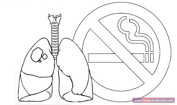 Вредные привычки раскраска