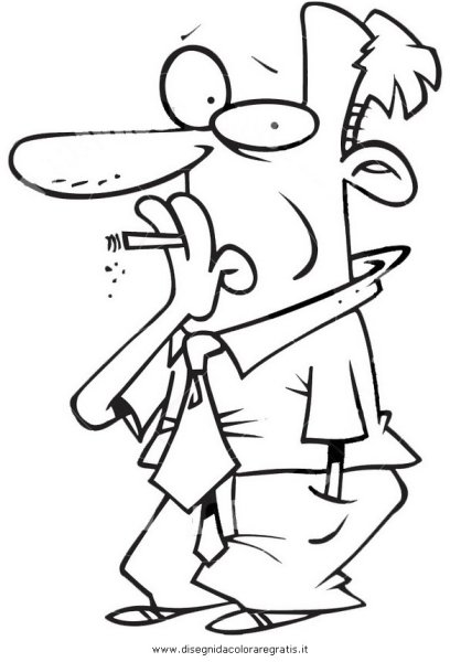 Курение раскраска