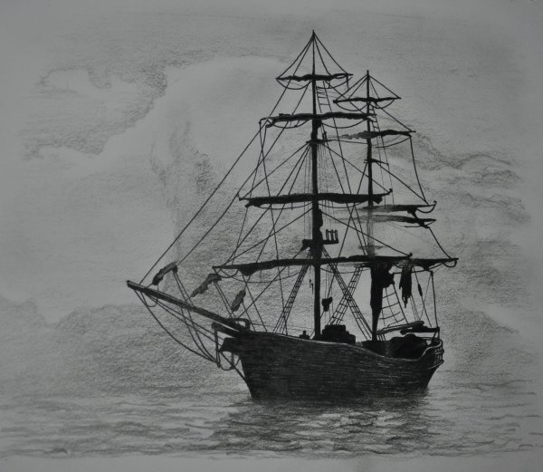 Черная Жемчужина рисунок