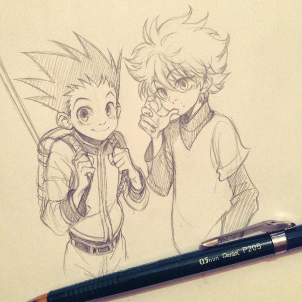 Скетчи Гон и Киллуа