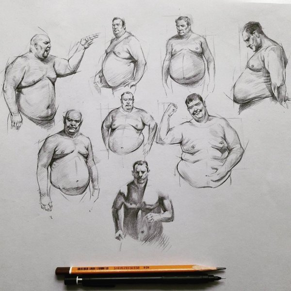 Референс Толстого тела