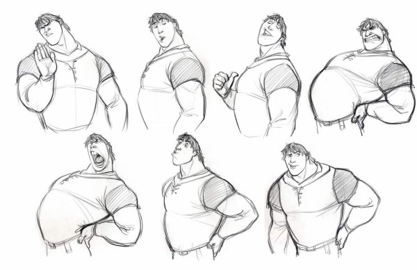 Скетчи персонажей