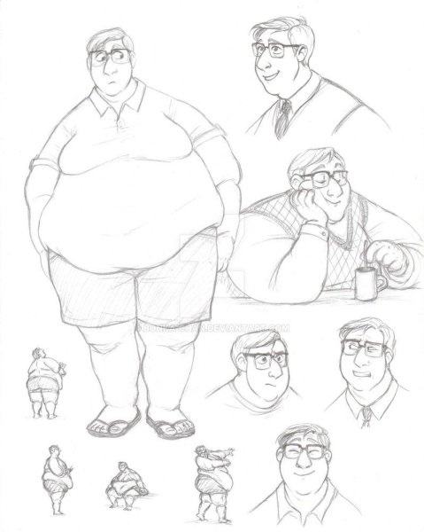 Скетчи толстых людей
