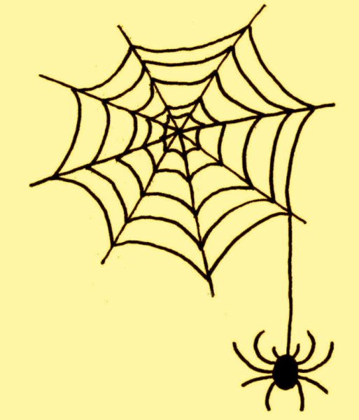 Паутина рисунок