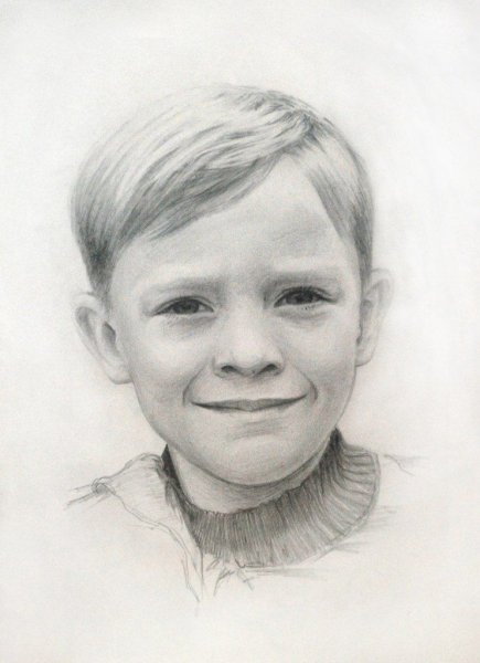 Портрет ребёнка набросок