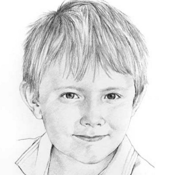 Портрет ребенка карандашом