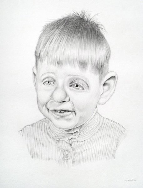 Рисунок мальчика карандашом