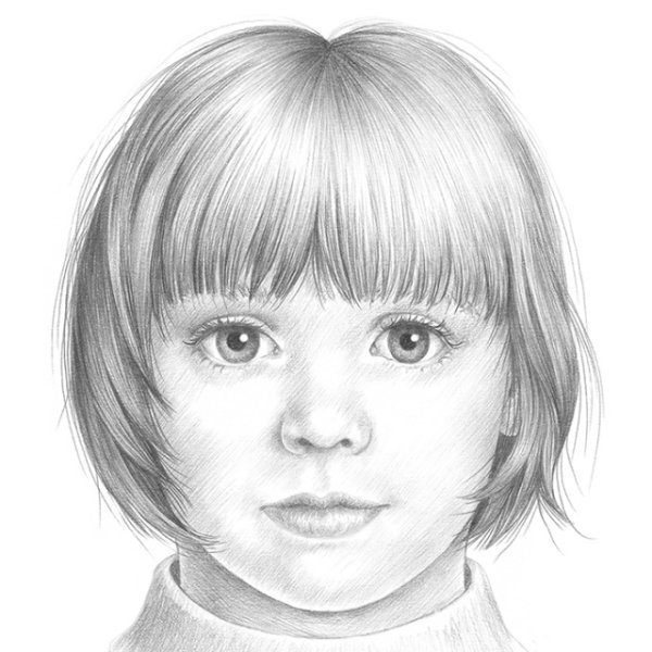 Поэтапное рисование лица мальчика