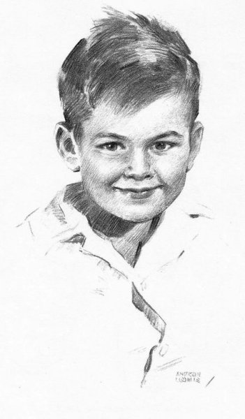 Лицо мальчика рисунок карандашом