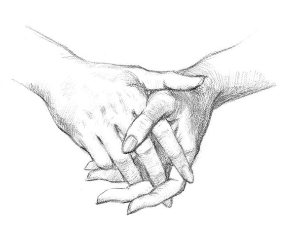 Рисунки для срисовки руки