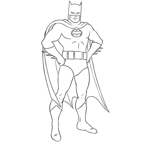 Поэтапное рисование Бэтмена